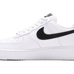 Air Force 1 Low '07 Essential White Black Gold Mini Swoosh