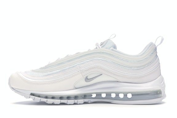 Nike air max 97'Triple White Wolf